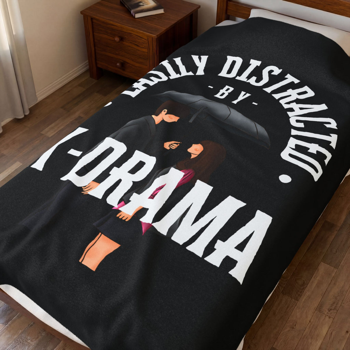 K-Drama Themed Velveteen Plush Blanket - Cozy Gift for Fans, Home Decor, Movie Nights, Winter, and Relaxation
