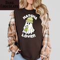 Matcha Lover ghost graphic T-Shirt | Cute matcha tea design