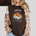 Coffee Is My Life Retro Gnome Tee — Cozy Coffee Lover T-Shirt