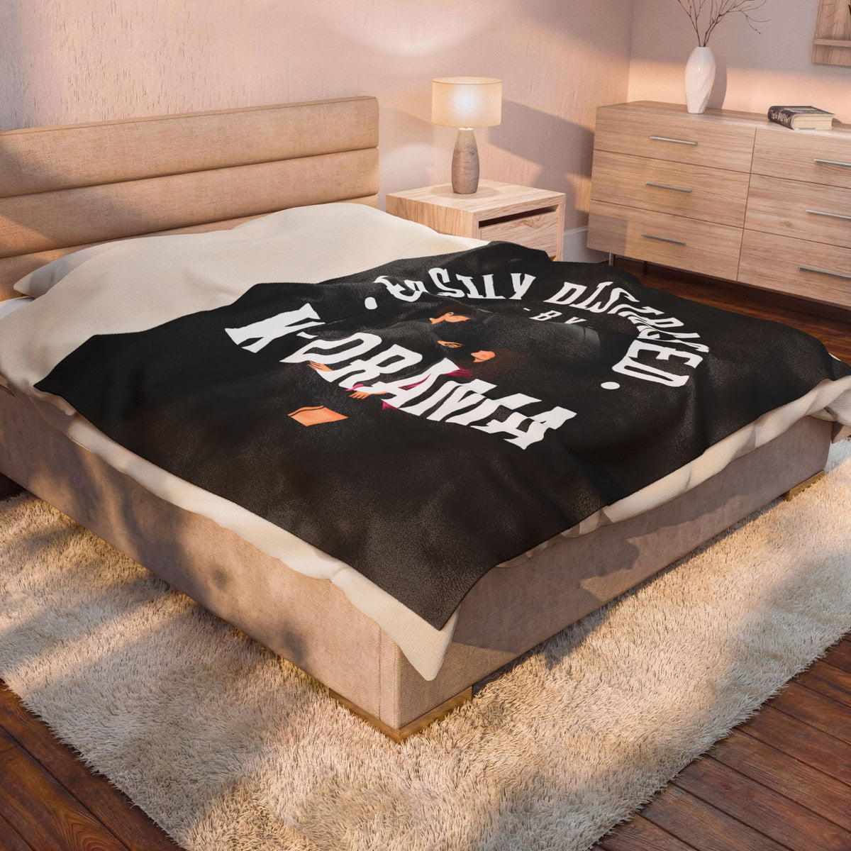 K-Drama Themed Velveteen Plush Blanket - Cozy Gift for Fans, Home Decor, Movie Nights, Winter, and Relaxation