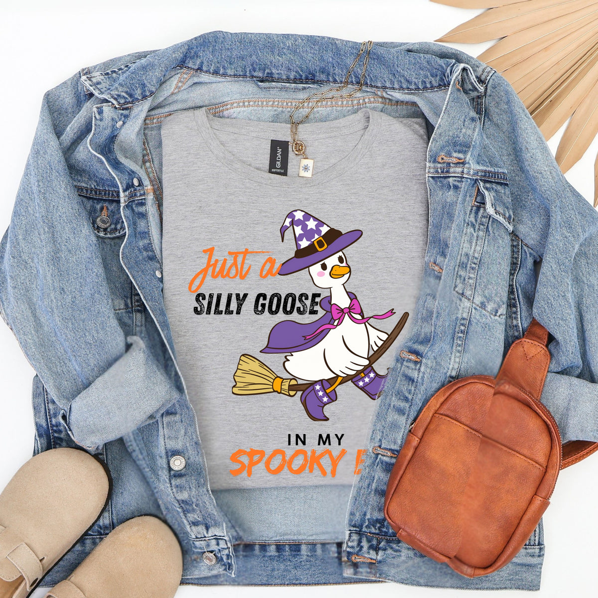 Silly Goose Witch T-Shirt — "Just a Silly Goose in My Spooky Era" Halloween Tee