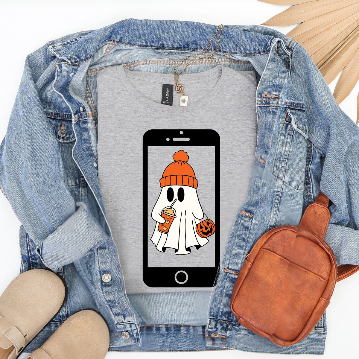 Ghosted meme T-Shirt, funny slang graphic tee for Halloween, ghost design, cell phone meme, trendy statement, funny gift for teens