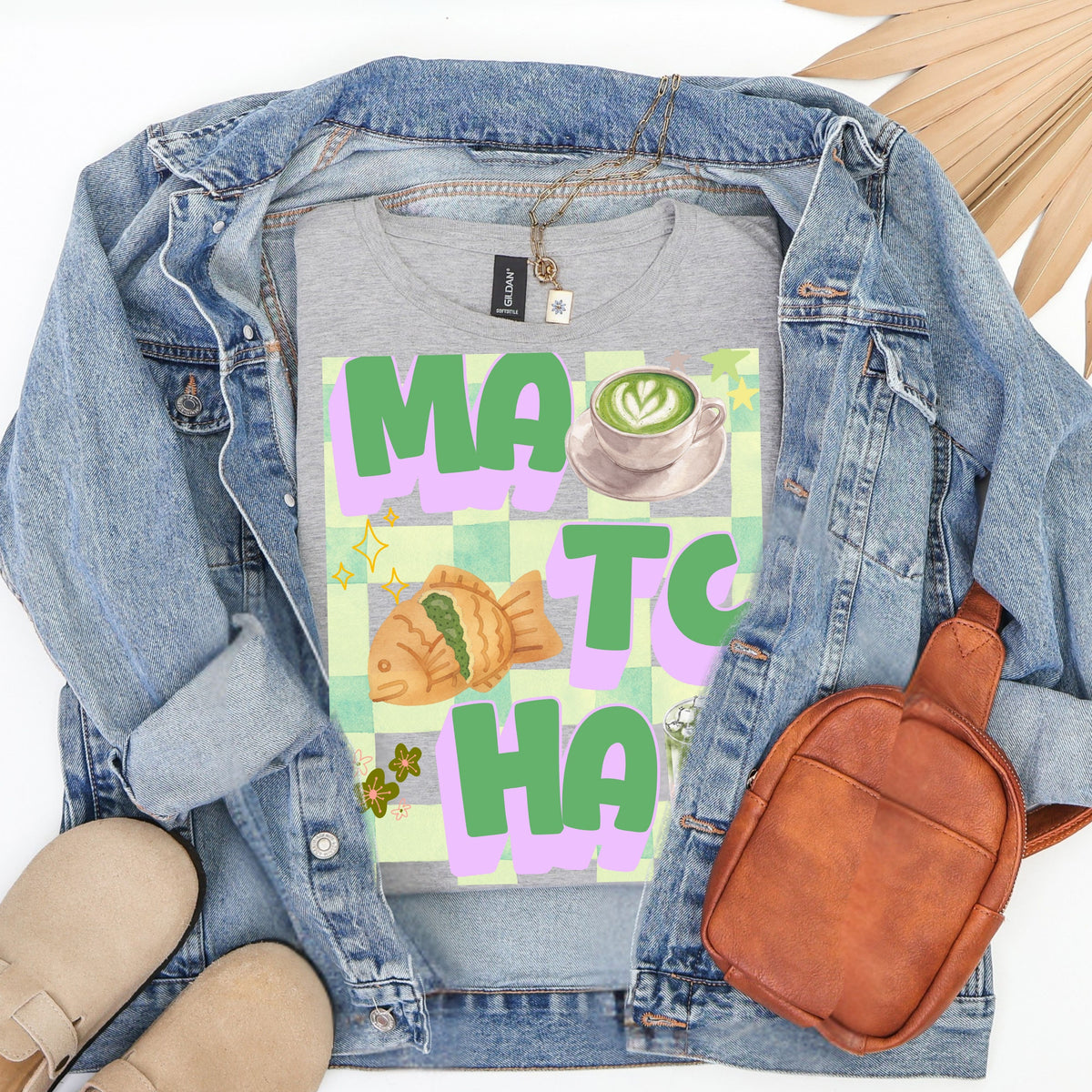 Matcha Latte T-Shirt | Retro Matcha Tea Illustration