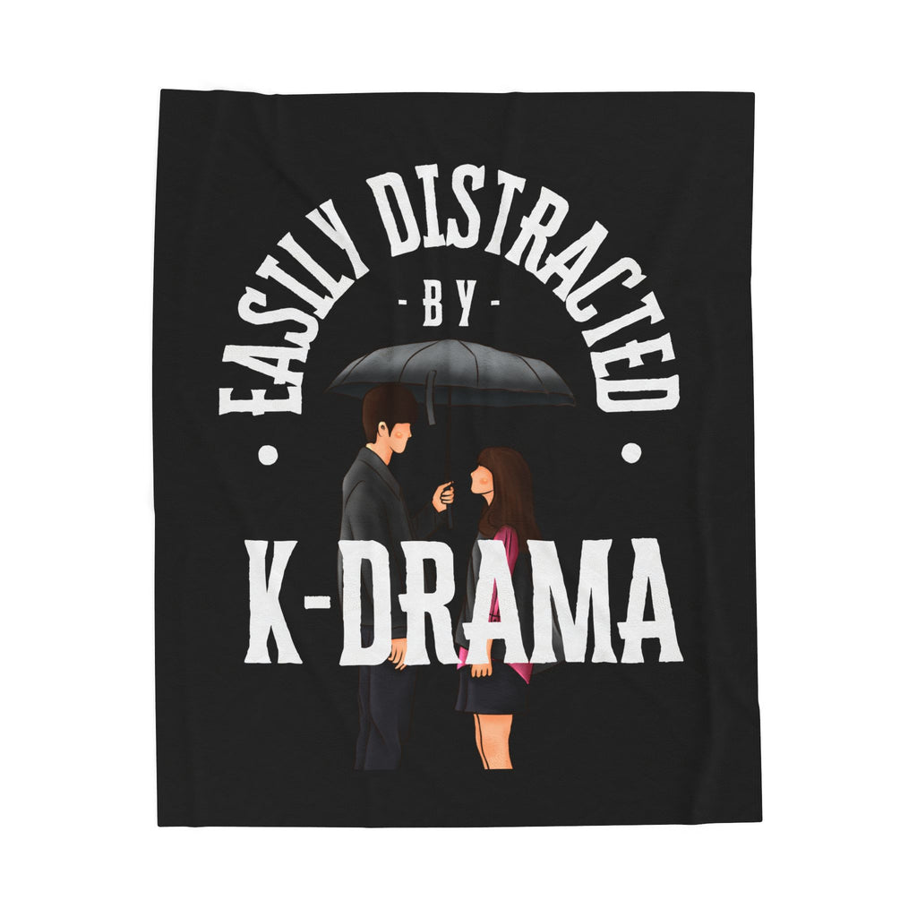 K-Drama Themed Velveteen Plush Blanket - Cozy Gift for Fans, Home Decor, Movie Nights, Winter, and Relaxation