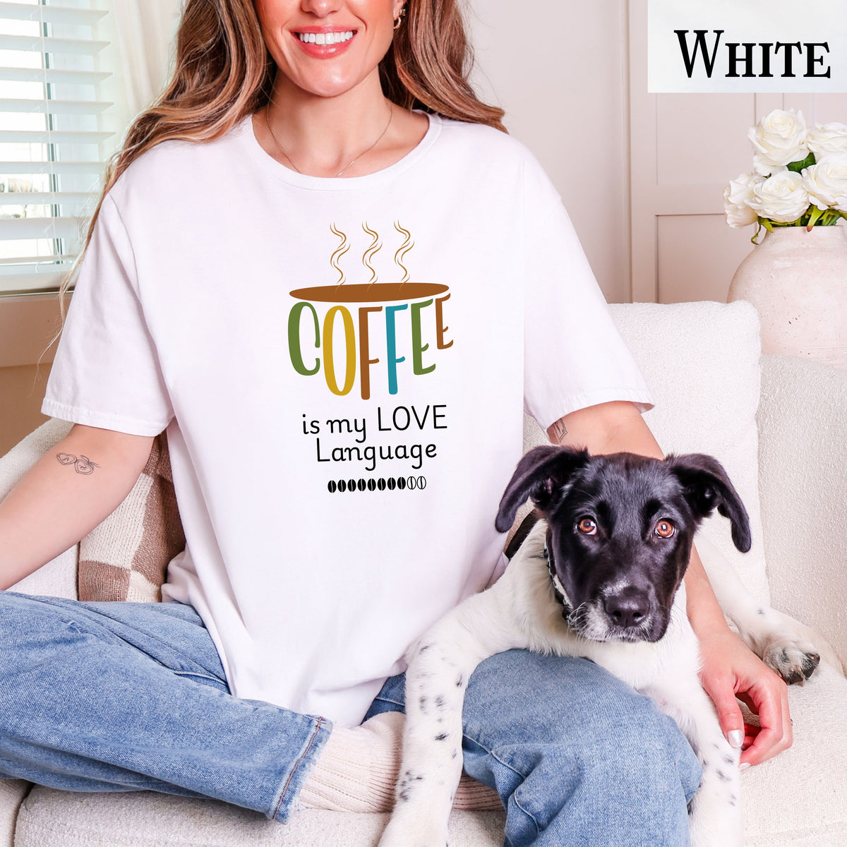 Coffee is My Love Language T-Shirt – Funny Java Addict Top