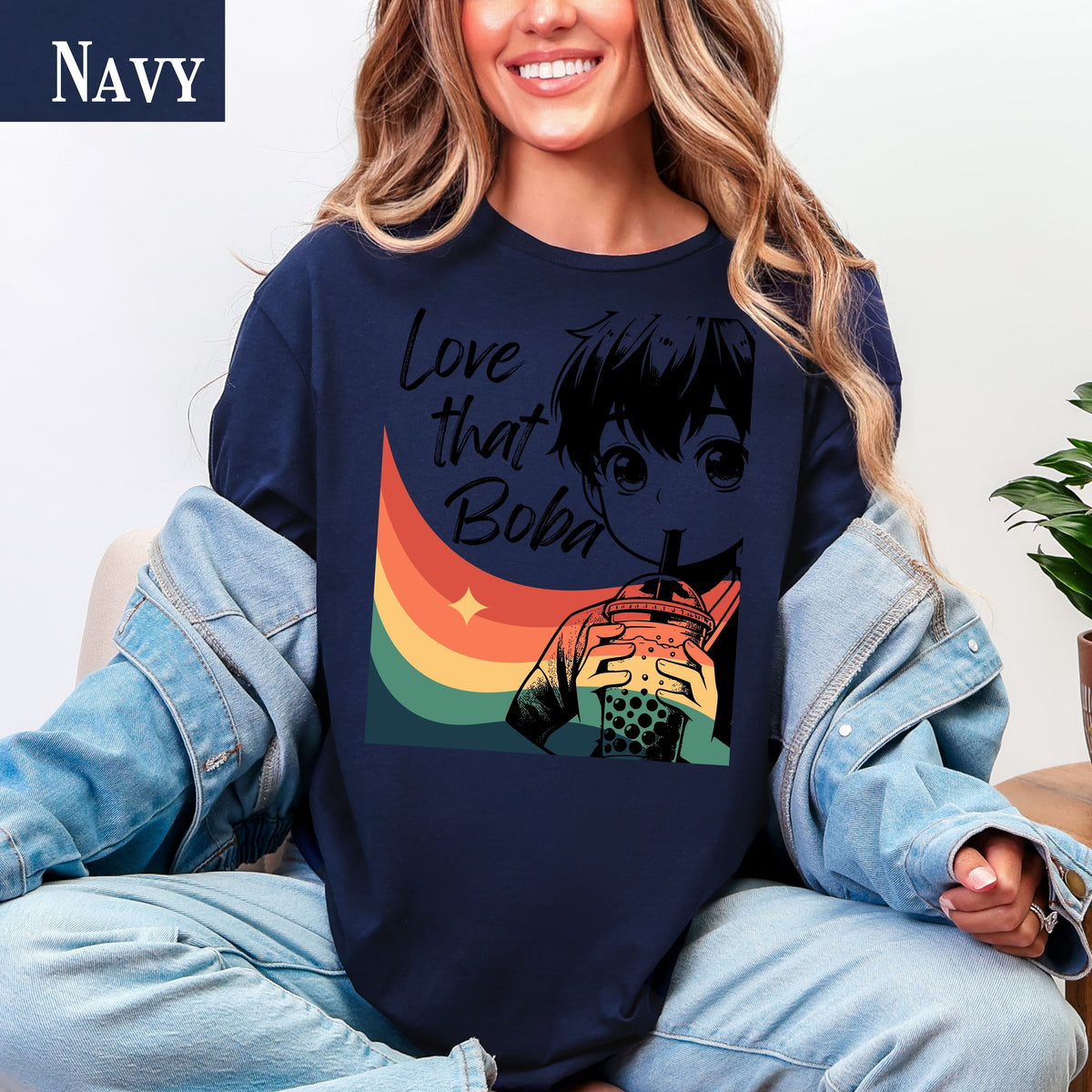 Funny Boba Shirt for Bubble Tea Lovers, Milk Tea T-Shirt, Boba Gift, Food Related Gift, Tea Lover T-Shirt, Cute Boba Lover Tee