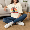 K-Drama Heart Fingers T-Shirt, Retro Sunset Korean Drama Graphic Tee, Vintage K-Drama Lover Gift, Binge-Watch Casual Top for Fans