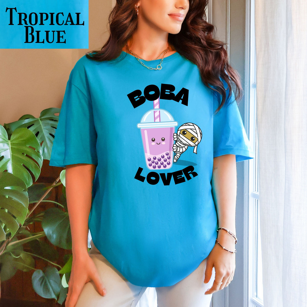 Boba Lover T-Shirt – Cute Kawaii Bubble Tea Graphic Tee