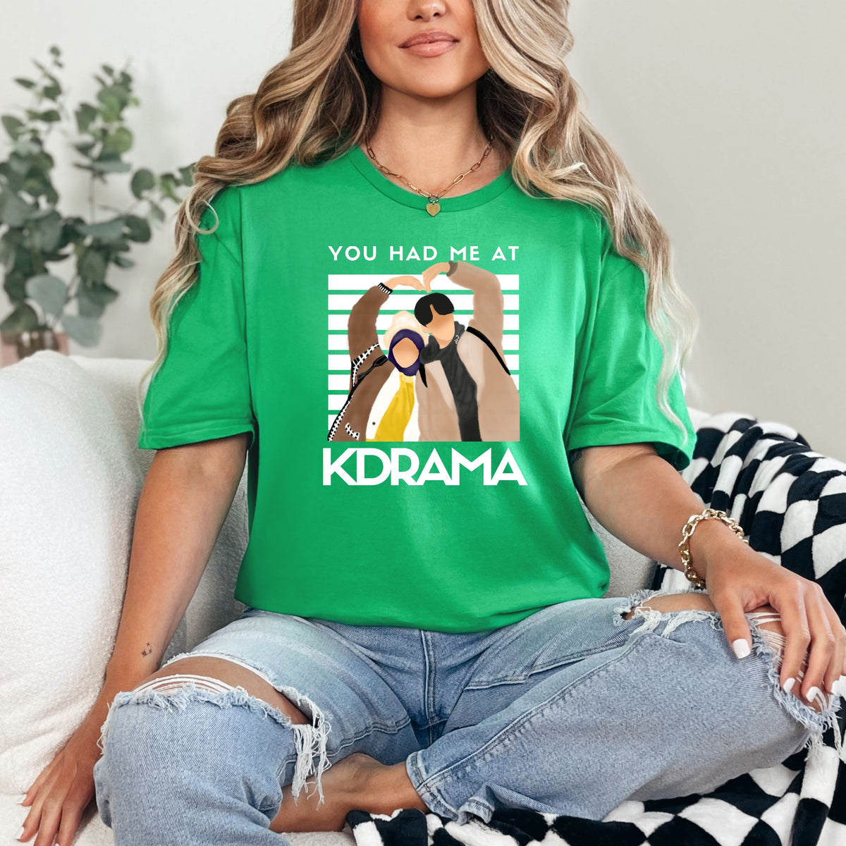 Kdrama T-Shirt: You Had Me At Korean Drama Fan Tee, Unisex Cotton Shirt