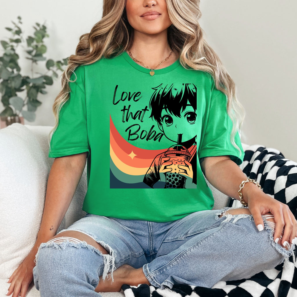Funny Boba Shirt for Bubble Tea Lovers, Milk Tea T-Shirt, Boba Gift, Food Related Gift, Tea Lover T-Shirt, Cute Boba Lover Tee