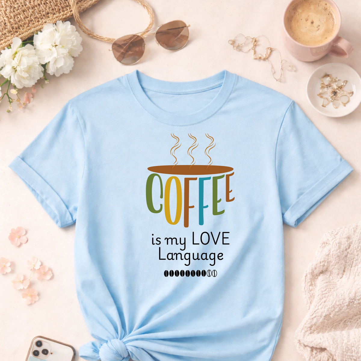 Coffee is My Love Language T-Shirt – Funny Java Addict Top