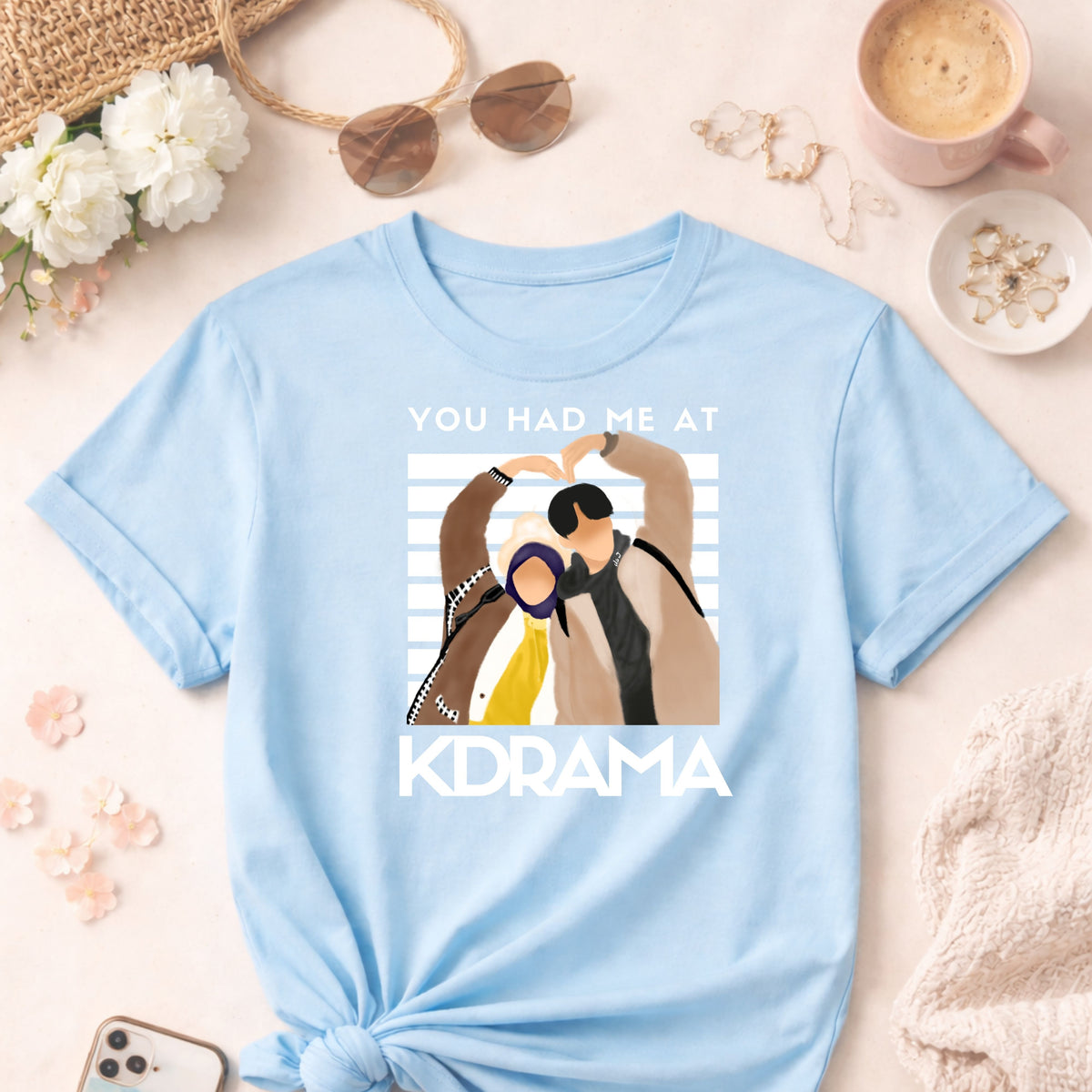 Kdrama T-Shirt: You Had Me At Korean Drama Fan Tee, Unisex Cotton Shirt