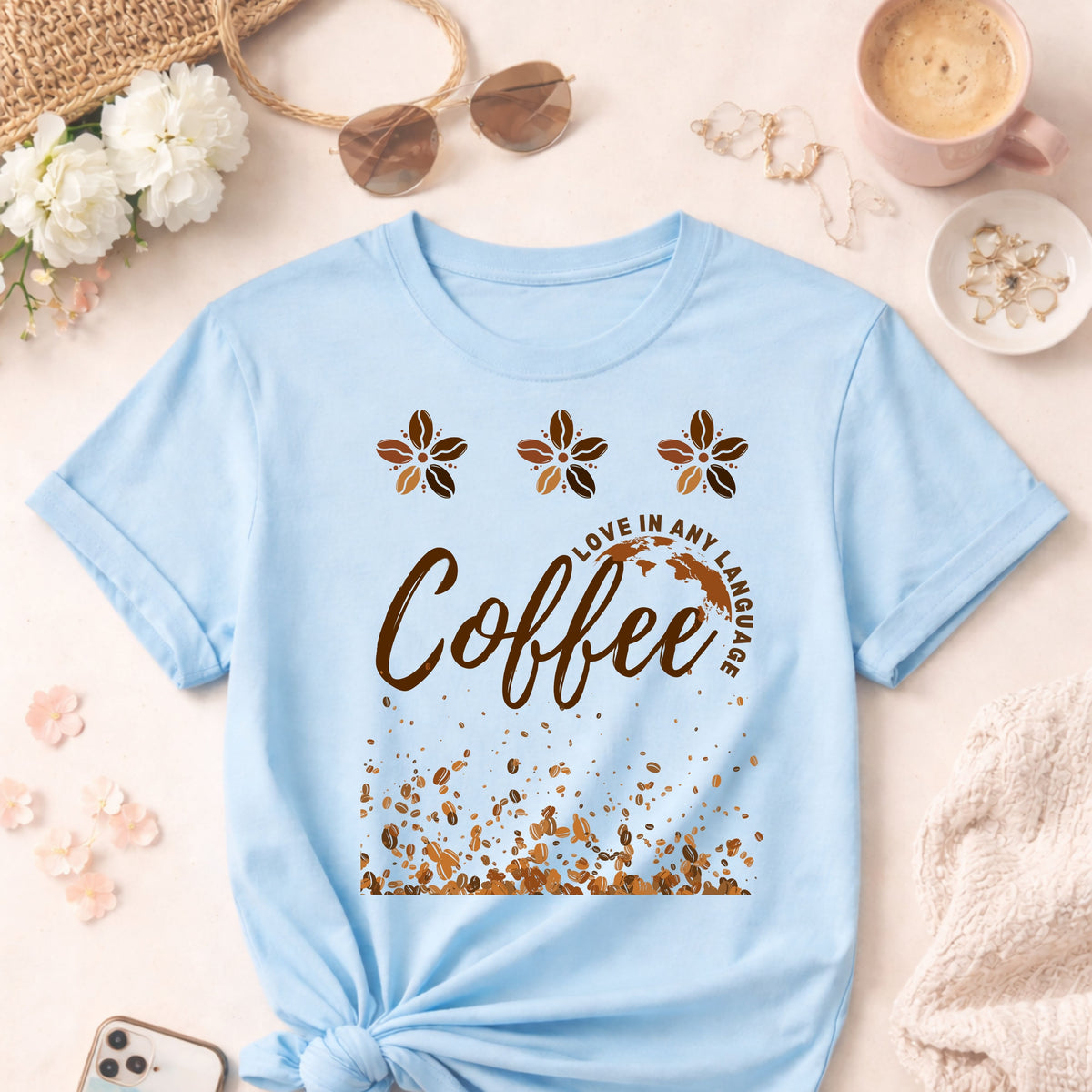 Coffee lover T-Shirt gift for birthday gift for coffee addicts