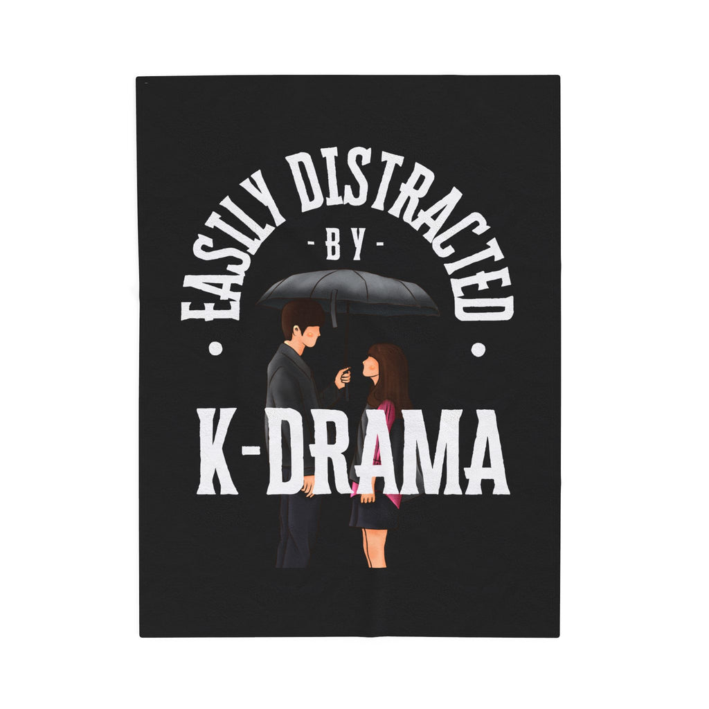 K-Drama Themed Velveteen Plush Blanket - Cozy Gift for Fans, Home Decor, Movie Nights, Winter, and Relaxation