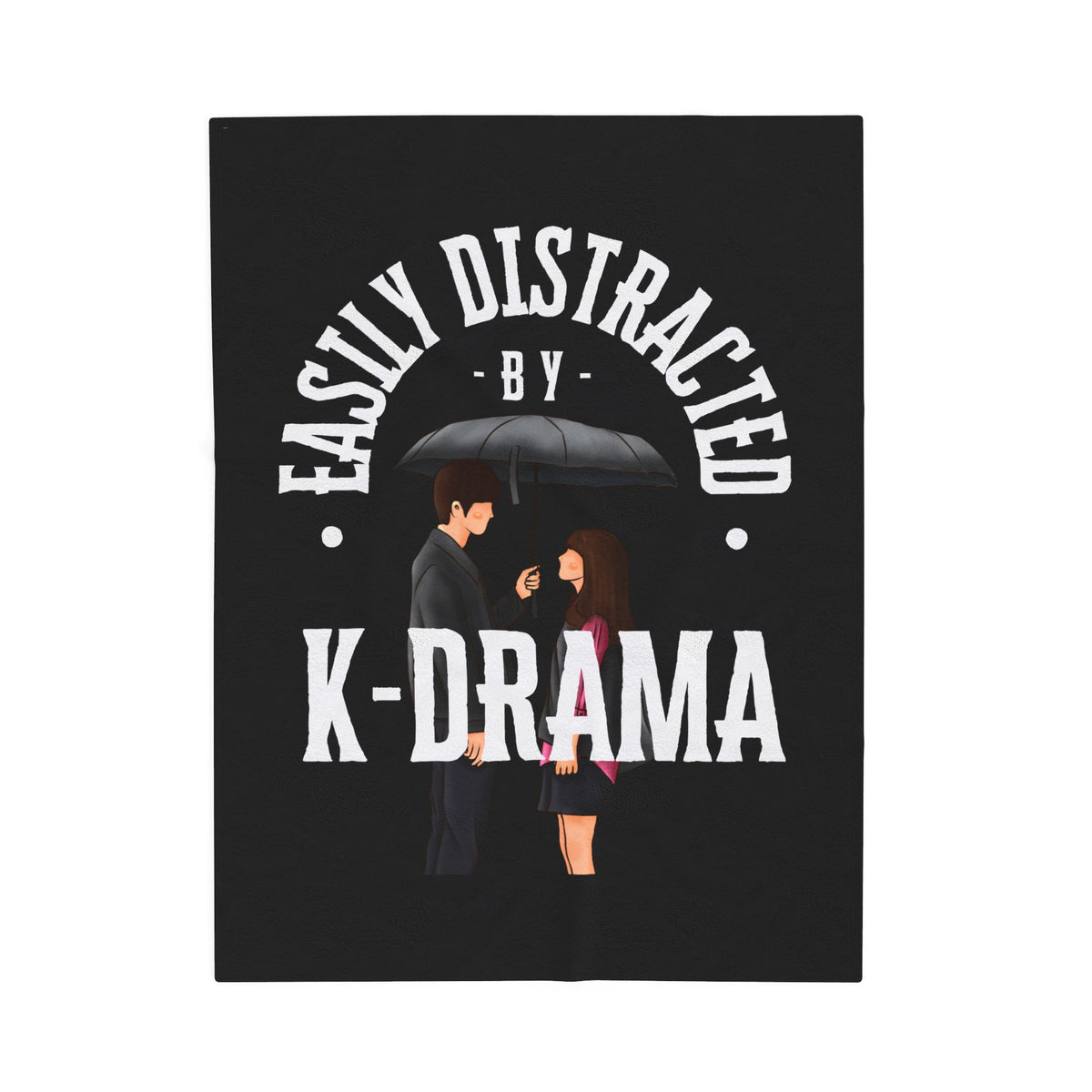 K-Drama Themed Velveteen Plush Blanket - Cozy Gift for Fans, Home Decor, Movie Nights, Winter, and Relaxation