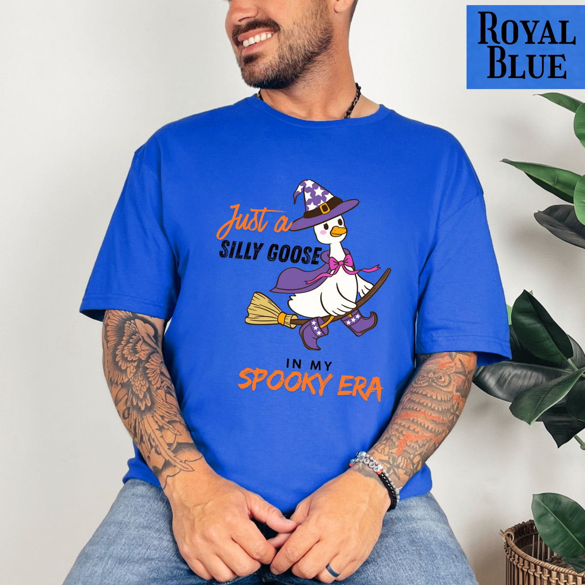 Silly Goose Witch T-Shirt — "Just a Silly Goose in My Spooky Era" Halloween Tee