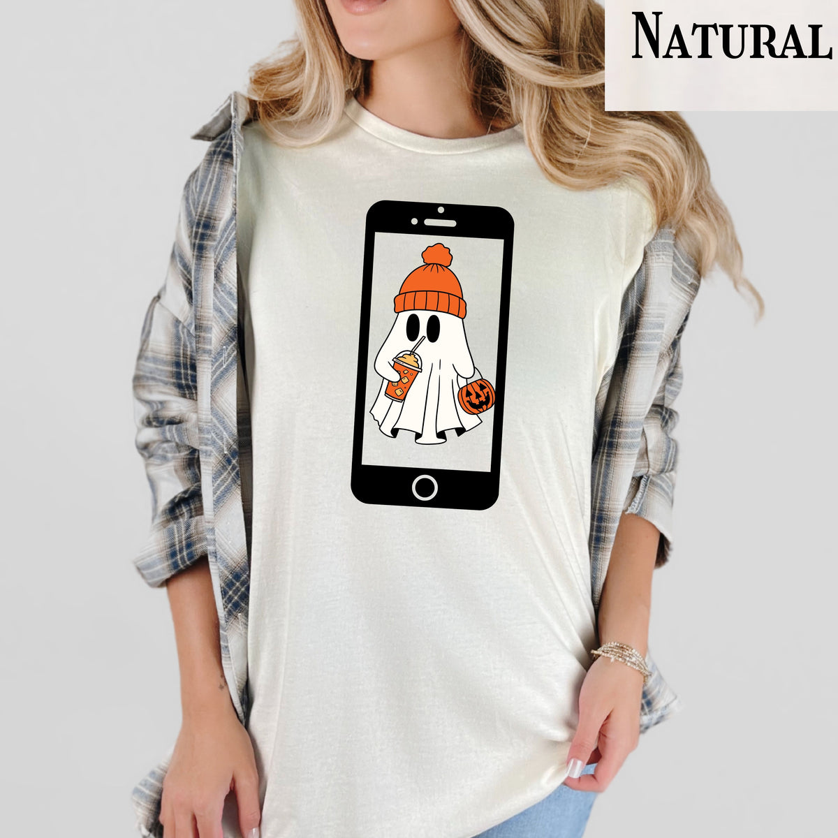 Ghosted meme T-Shirt, funny slang graphic tee for Halloween, ghost design, cell phone meme, trendy statement, funny gift for teens